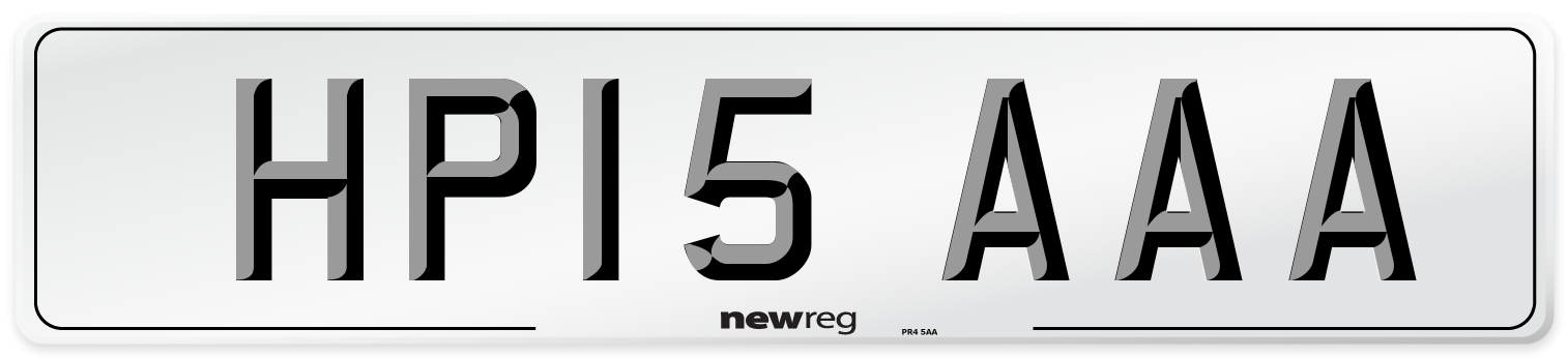 HP15 AAA Number Plate from New Reg